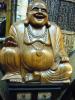 Statueta buddha, din lemn de tec