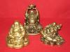Buddha vesel auriu cu simboluri ( din rasina )