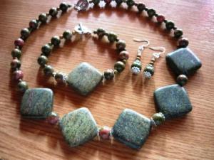 Set bijuterii pietre semipretioase