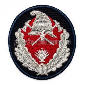 Emblema coifura subofiteri pompieri IGSU - fir metalic