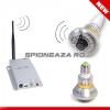 Bec cu camera spion nightvision sistem wireless 2.4ghz