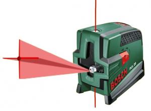 Nivela laser liniara PCL20 set de la Bosch VERDE