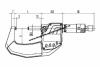 Micrometru digital exterior kinex, 0-25 mm, 0,001mm,