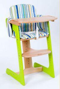 Scaun pentru masa din lemn verde