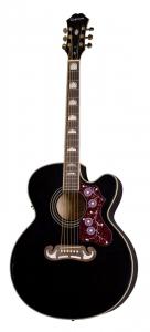 Chitara electro-acustica Epiphone J-200 EC Studio Black