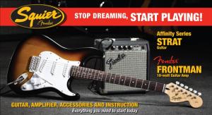 Set chitara electrica Fender Squier Affinity Strat / Frontman 10G Set Sunburst