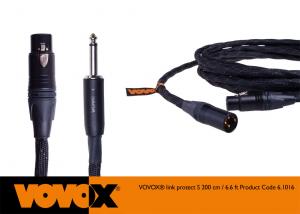 Cablu microfon jack-xlr VOVOX Link Protect S XLRf-TRS 200