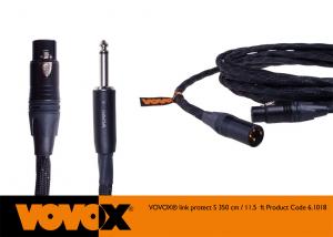 Cablu microfon jack-xlr VOVOX Link Protect S XLRf-TRS 350