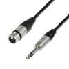 Cablu audio adam hall 4star mic xlrf-trs 7.5m