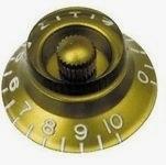 Buton potentiometru Partsland Buton Hat Gibson Gold