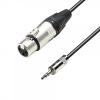 Cablu audio/microfon adam hall 5star xlrf-minitrs