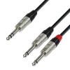 Cablu audio tip Y Adam Hall 4Star Y TRS-2TS 0.9m