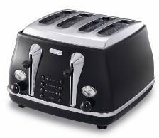 Prajitor de paine toaster Delonghi CTO4003BK