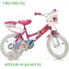 Dino bikes bicicleta copii cod 146/166r-barbie
