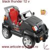 Pilsantois jeep electric 12 v black thunder