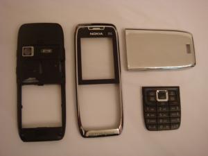Carcasa Originala Nokia E51 Completa Argintie Swap