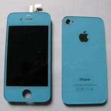 Display iPhone 4s Si Capac Carcasa - Albastru