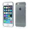 Husa Flexibila Gel TPU iPhone 5 5s Negru Transparent