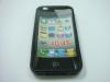Husa Silicon iPhone 4 iPhone 4s Neagra Complet