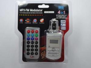 Mp3 FM Modulator Auto 4 In 1 Wireless