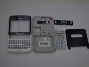 Samsung C6620 Carcasa Originala 5 Piese Swap - Alba Albastra