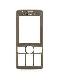 Carcasa Fata Cu TouchScreen Sony Ericsson G700 Originala Swap Maro Inchis