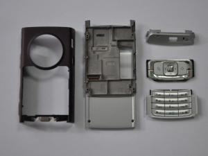 Carcasa Originala Nokia N95 5 Piese Swap - Argintie