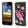 Husa Perle Si Fluturi Cu Flori Dura Samsung i9070 Galaxy S Advance