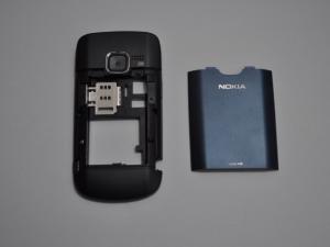 Nokia C3 Carcasa Originala 2 Piese Swap - Albastra