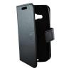 Husa flip cu stand samsung galaxy ace 4 piele neagra