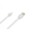 Cablu Lightning 8 Pin USB Data Sync Si Incarcare 1 Metru iPhone 7 6 Plus 5 5c 5s iPad Air iPod Nano Remax Original Alb