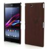 Husa Sony Xperia Z Ultra C6806 C6802 XL39h Textura Lemn Piele Dura