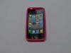 Husa iphone 4 iphone 4s neagra cu rama roz