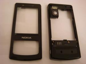 Carcasa Originala Nokia 6500 Slide 2 Piese (fata+mijloc) Neagra