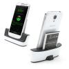 Cradle Dock 2 in 1 Incarcator De Baterie Si Incarcator Samsung Galaxy S IV S4 i9500 i9502 i9505 Negru cu Alb