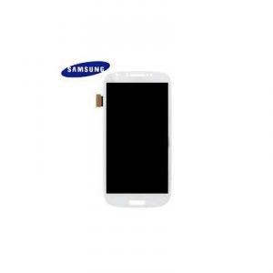 Display Cu TouchScreen si Geam Samsung I9505 Galaxy S4 Alb- Cu Rama