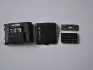 Carcasa Originala Sony Ericsson K800i 4 Piese Swap - Neagra