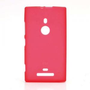 Husa Matuita Nokia Lumia 925 TPU Flexibil Rosie