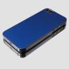 Husa iphone 5 lustruita aluminiu albastru imperial