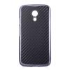 Husa Motorola Moto G2 XT1063 / G2 Dual SIM Piele PU Fibre De Carbon Neagra