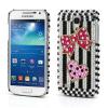 Husa Design Inima Cu Diamante Bowknot Samsung Galaxy S4 mini i9192 i9190 Dura