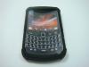 Husa Silicon BlackBerry Bold Touch 9900 9930 Negru Cu Gri