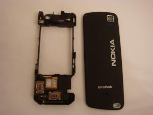 Carcasa Originala Nokia 5220x -capac Baterie + Mijloc Cu Buzzer (2 Piese) Swap