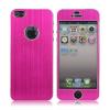 Aluminiu periat skin sticker iphone 5 roz
