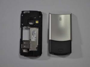 Carcasa Originala Nokia N70 2 Piese Swap - Argintie