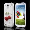 Husa Bling Bling Cireasa 3D Cu Diamante Samsung Galaxy S4 i9500 i9505 Dura