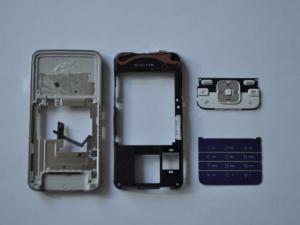 Carcasa Originala Sony Ericsson C903 4 Piese Swap - Alba