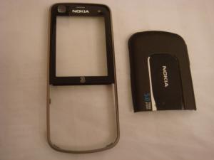 Nokia 6220c Kit With Front Cover  Battery Cover And 3 Logo Swap (Nokia 6220 Classic 2 Piese)