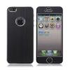 Skin sticker iphone 5 aluminiu periat negru