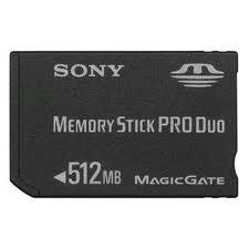 Card Memorie Sony Pro Duo 512 Mb